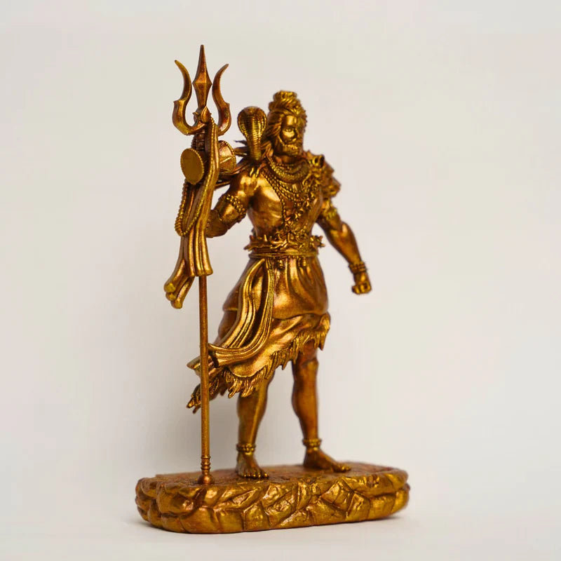 Aadhyatmik Shiv Ji Standing Idol (Free Rudraksha Mala)
