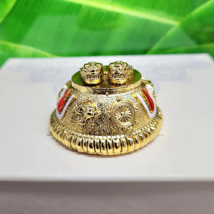 Antique Finish Lord Balaji Charan Paduka