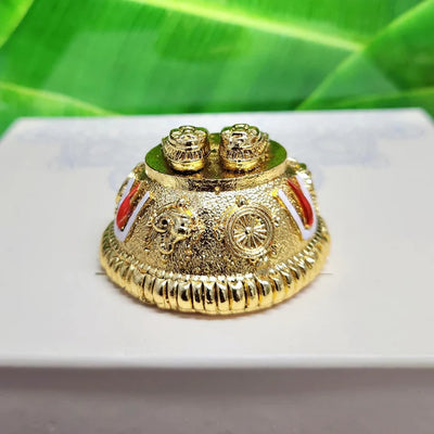 Antique Finish Lord Balaji Charan Paduka