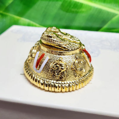 Antique Finish Lord Balaji Charan Paduka