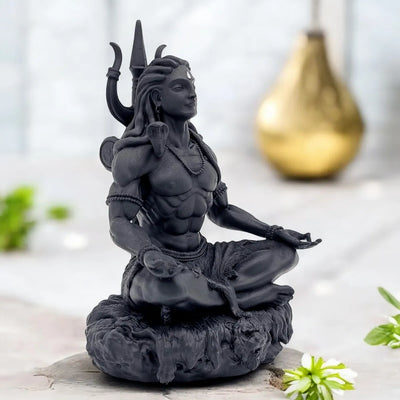 Adiyogi Car Idol – Compact Adiyogi Statue for Dashboard & Home