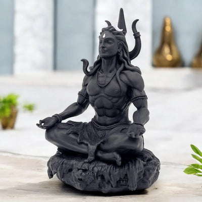 Adiyogi Car Idol – Compact Adiyogi Statue for Dashboard & Home