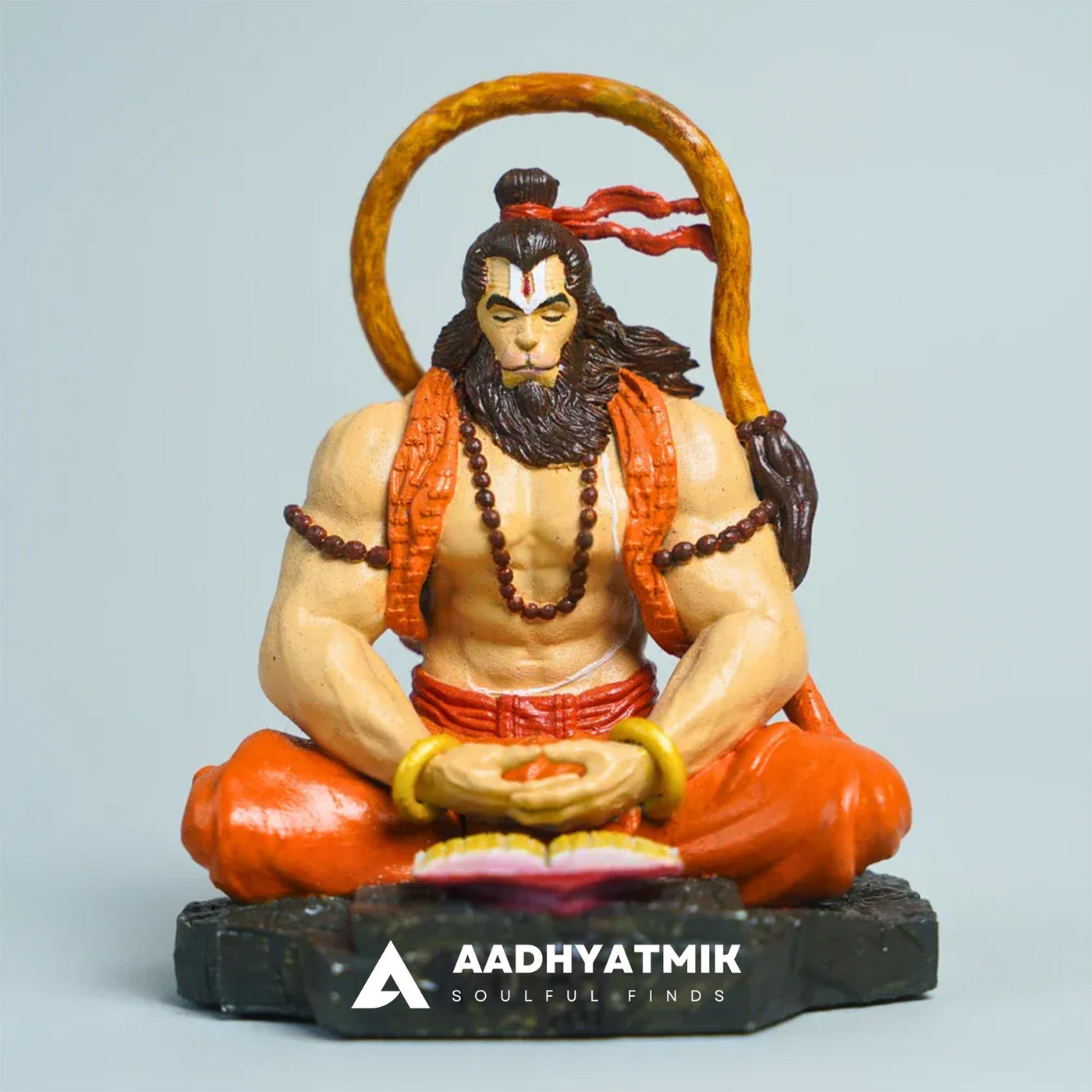Aadhyatmik Pavan Sut Hanuman ji Hand Painted for Car dashbord