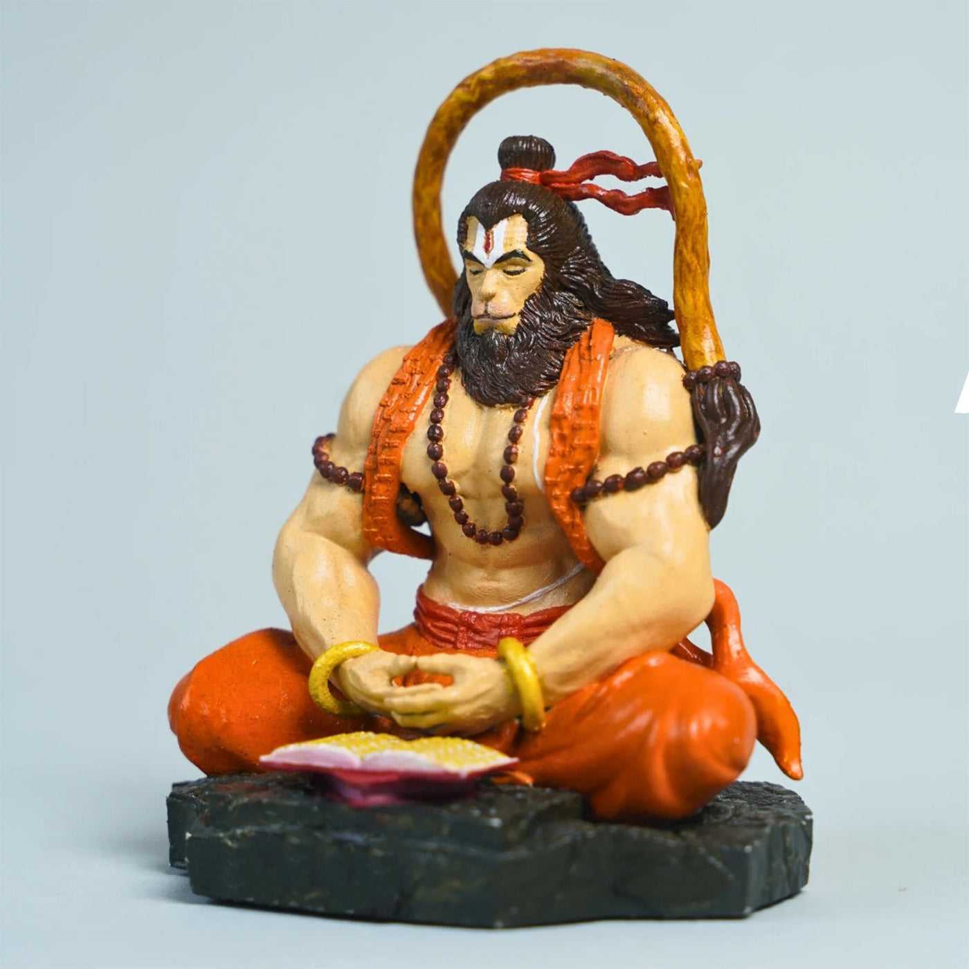 Aadhyatmik Pavan Sut Hanuman ji Hand Painted for Car dashbord