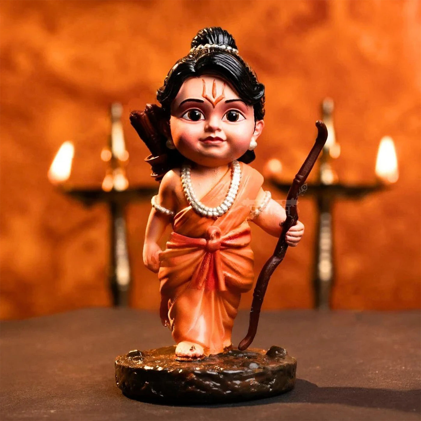 Bal Ram Idol for Car Dashboard | Beautiful Ram Murti for Pooja Room, and Spiritual Gifting